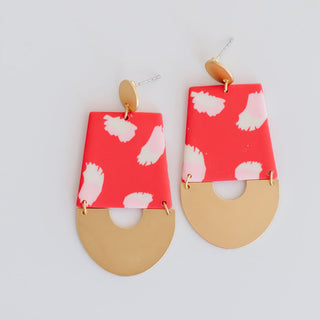 Elyse Rough Runner Cinnamon Earrings