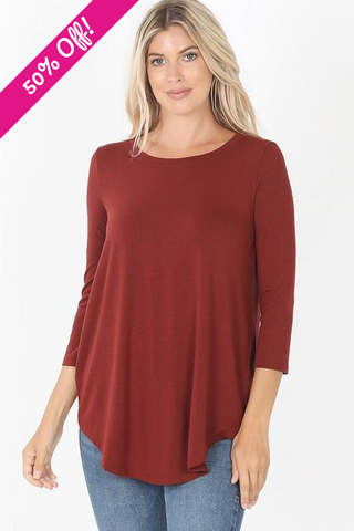 Classic Solid Top - Fired Brick