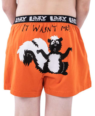It Wasn't Me Men's Skunk Funny Boxer