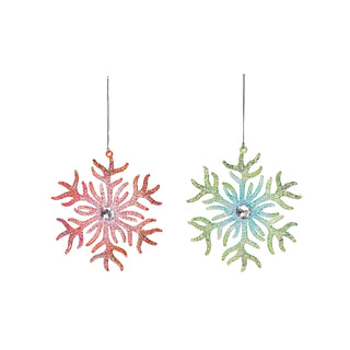 Sparkle Coral Ornament