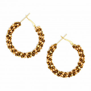 Golden Knotted Earrings