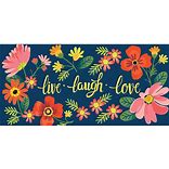 Live Laugh Love Floral Sassafras Switch Mat