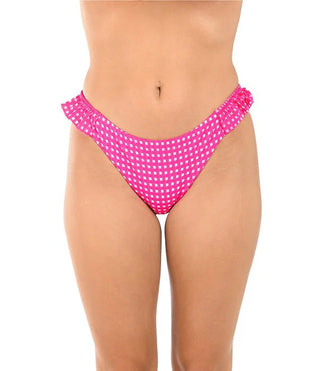 Invited To The Picnic Bikini Bottom in Bright Pink
