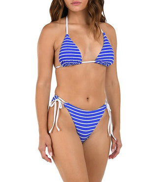 Shore To Shore Bikini Top in Ocean