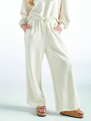 Leisure Days Sloan Pants In Off White