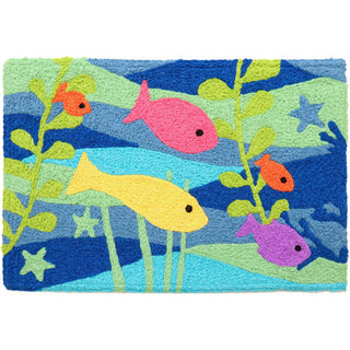 Colorful Swimmers Rug