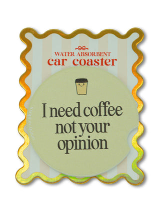 Drying Time Car Coasters