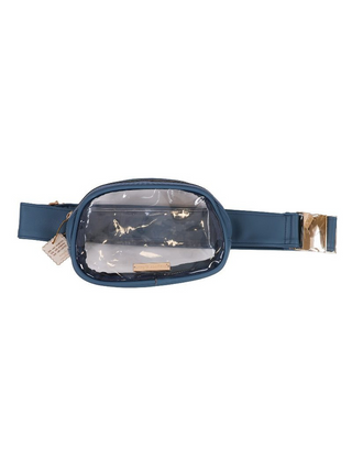 Adventures Await PU Leather Stadium Belt Bag