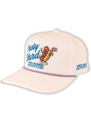 Party Hard Embroidered Men's Hat