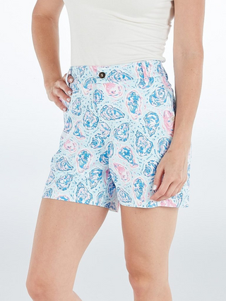 Every Little Thing Patterned Shorts In Oyster