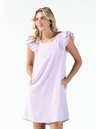 Elegantly Fleeting Dress in Lilac