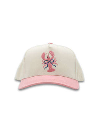 Embroidered Lobster Snap Back Hat