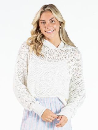 Beach Kissed Hoodie in Pearl