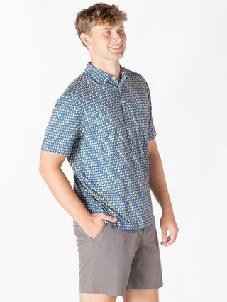 No Dull Moments Men's Polo in Dark Navy