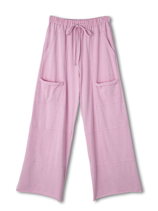 Safe To Say Wide Leg Pants in Pink