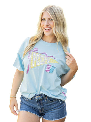 Mad For Peeps Short Sleeve T-Shirt in Agean