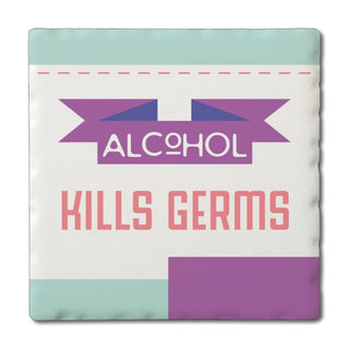 Germs – Square Single Tile Coaster