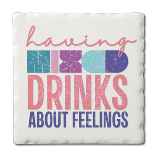 Mixed Drinks – Square Single Tile Coaster