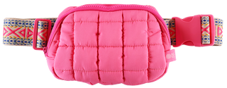 Puff Belt Bag In Pink