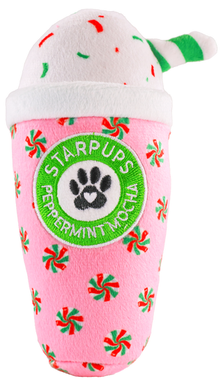 Peppermint Mocha Mutt Stuffed Dog Toy