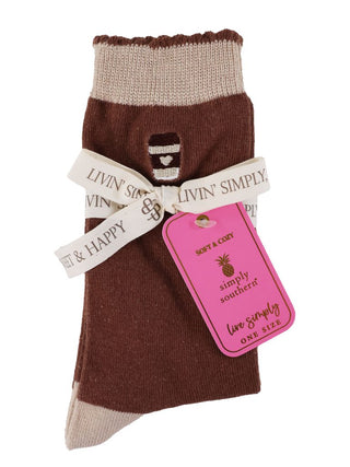 Simply Southern Brown Socks