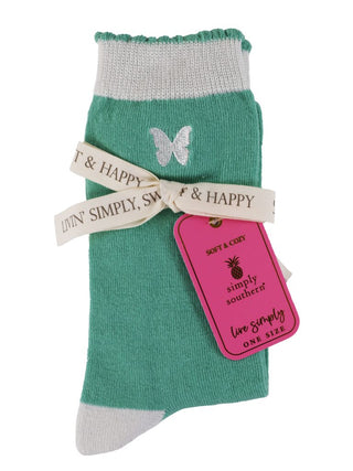 Simply Southern Green Socks