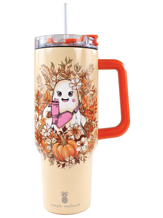 Ready For Fall 40oz. Tumbler In Ghost