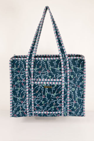 Don't Stop Running Tote in Ribbon
