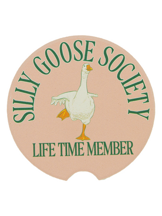 Silly Goose Society Car Coaster