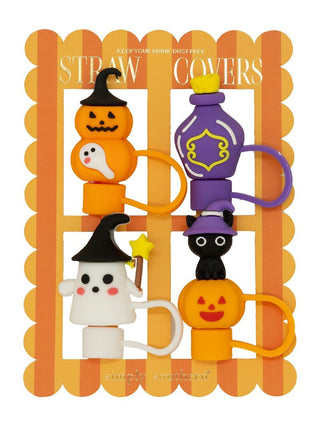 Say Boo Straw Covers