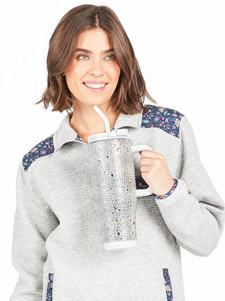 Sparkle All Day 40oz Tumbler in Silver