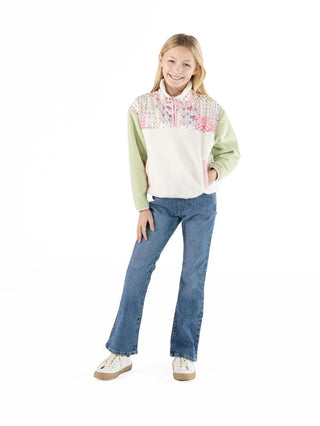 Kids New Memories Pullover in Quilted Ribbon