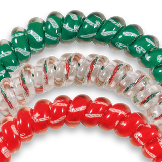 Spiral Hair Coils | Small | Hooked on Christmas Hair Ties