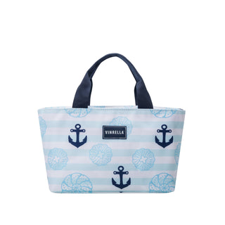 Bon Appetite Lunch/Wine Tote - Seaside: All weather woven fabric