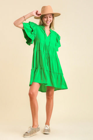 Clara Dress in Green
