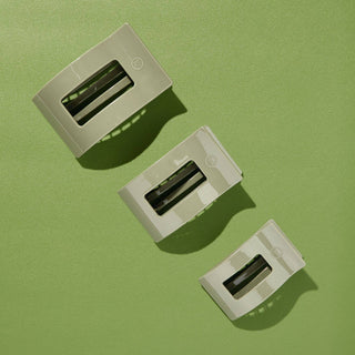 Flat Rectangle Hair Clip | Large | Sage It Ain't So