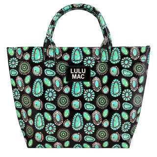 Lulu Mac Tote Bag In Black Conch
