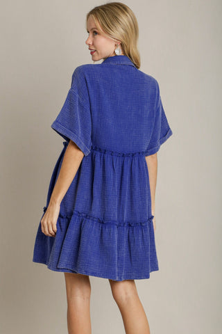 Evie Dress in Royal Blue