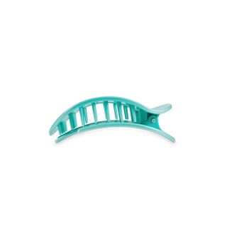 Round Flat Hair Clip | Small | Totally Turquoise