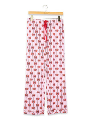 Very Merry Nights Pajama Pants In Mint Bow