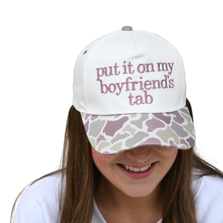 Put In On My Boyfriend's Tab Hat In Light Camo