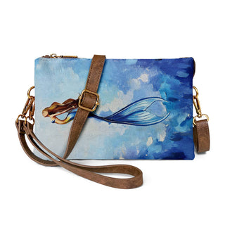 Mermaid Canvas Crossbody Bag - Retro Handmade