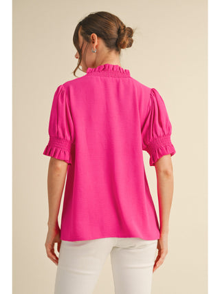 Tempting Fate Top in Hot Pink