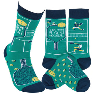 Playing Pickleball Socks