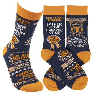 Father Of The Year Socks
