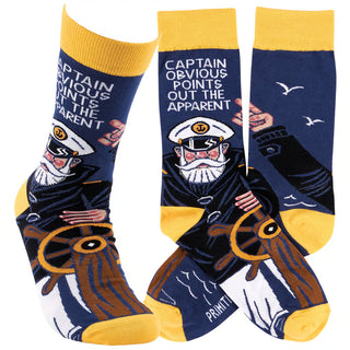 Captain Obvious Socks