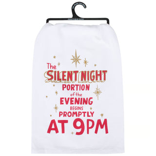 Silent Night Kitchen Towel