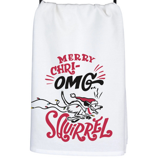 OMG Squirrel Kitchen Towel