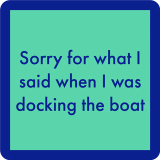 Docking beach Coaster