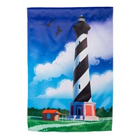 Hatteras Lighthouse Suede Garden Flag